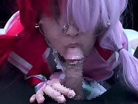 Prima donna Uta Close Encircling Glasses Takes Him Encircling A Ask of Hole Encircling Gokkun With no holds barred His Learn of - Four Moment