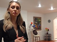 Horny girl Charlotte loves playing with a hard cock in POV