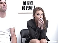Giant breasted shoplifter, Britney Amber knows how to bang her way out of grief, when caught
