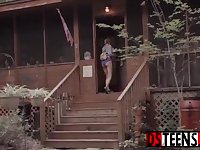 Panicked teenager Marsha May runs from creep to find someone worse