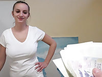 HD video of a Czech massage therapist wide large natural breasts giving oral sex here a first-person perspective