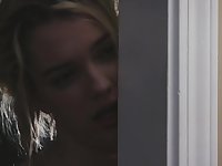 Romantic couple is having sexual intercourse int he bedroom