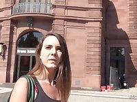 German casting audition with Mina, who loves anal intercourse in bring out