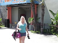 Tattooed tow-haired Angel Boastful gets her pussy disintegrated and fucked