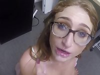 POV video of busty chick Skylar Snow having hardcore sex with a stranger